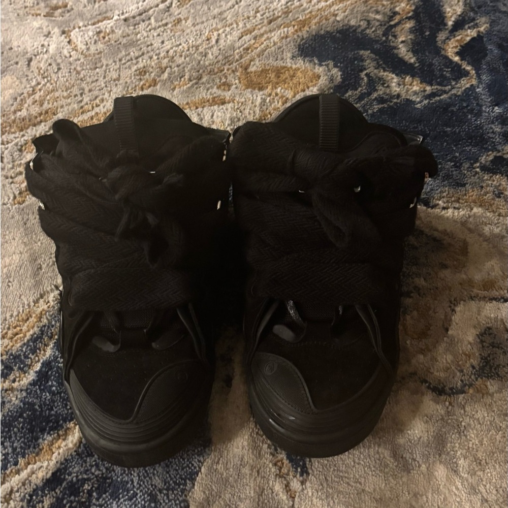 Black High-Top Sneakers